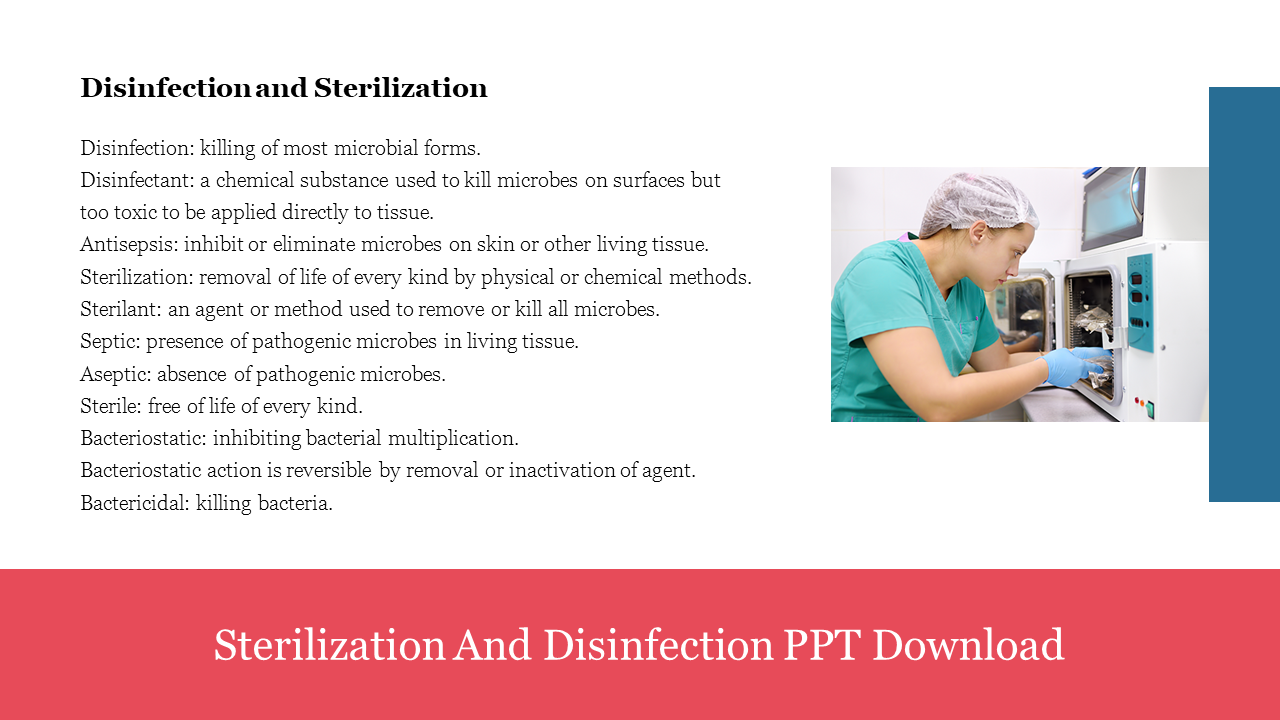 Sterilization And Disinfection PPT Free Download